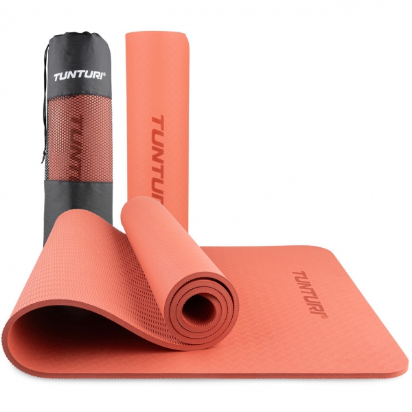 Tunturi TPE Yogamatte Rutschfest 8 mm Orange