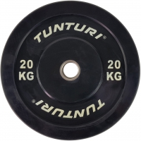 Tunturi Bumper Plate Hantelscheiben 50 mm 20 kg Einzeln
