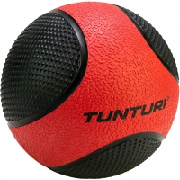 Tunturi Medizin Ball PVC 3 kg rot/schwarz