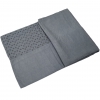 Tunturi Yoga Tuch Rutschfest mit Tasche Farbe Grau