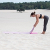 Tunturi Yoga Tuch Rutschfest mit Tasche Farbe Pink
