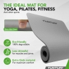 Tunturi TPE Yogamatte Rutschfest 8 mm Grau