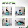 Tunturi Gym Ball - Fitnessball reissfest ABS 65 cm Türkis